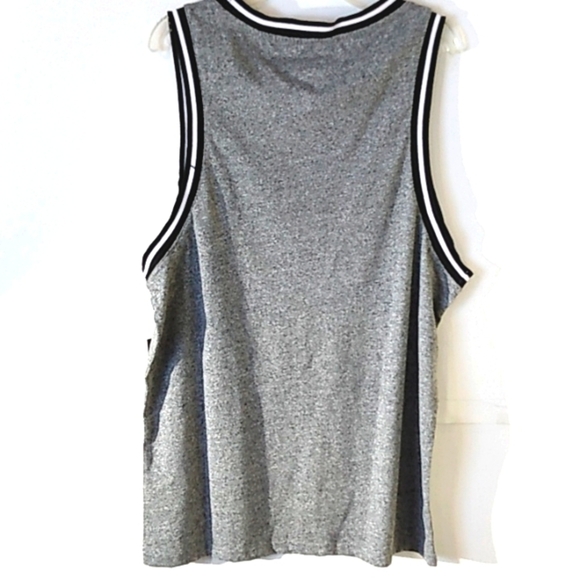 ECKO UNLTD GREY BLACK SLEEVELESS BASKETBALL WORKOUT JERSEY SIZE MEDIUM NWT - Picture 5 of 7